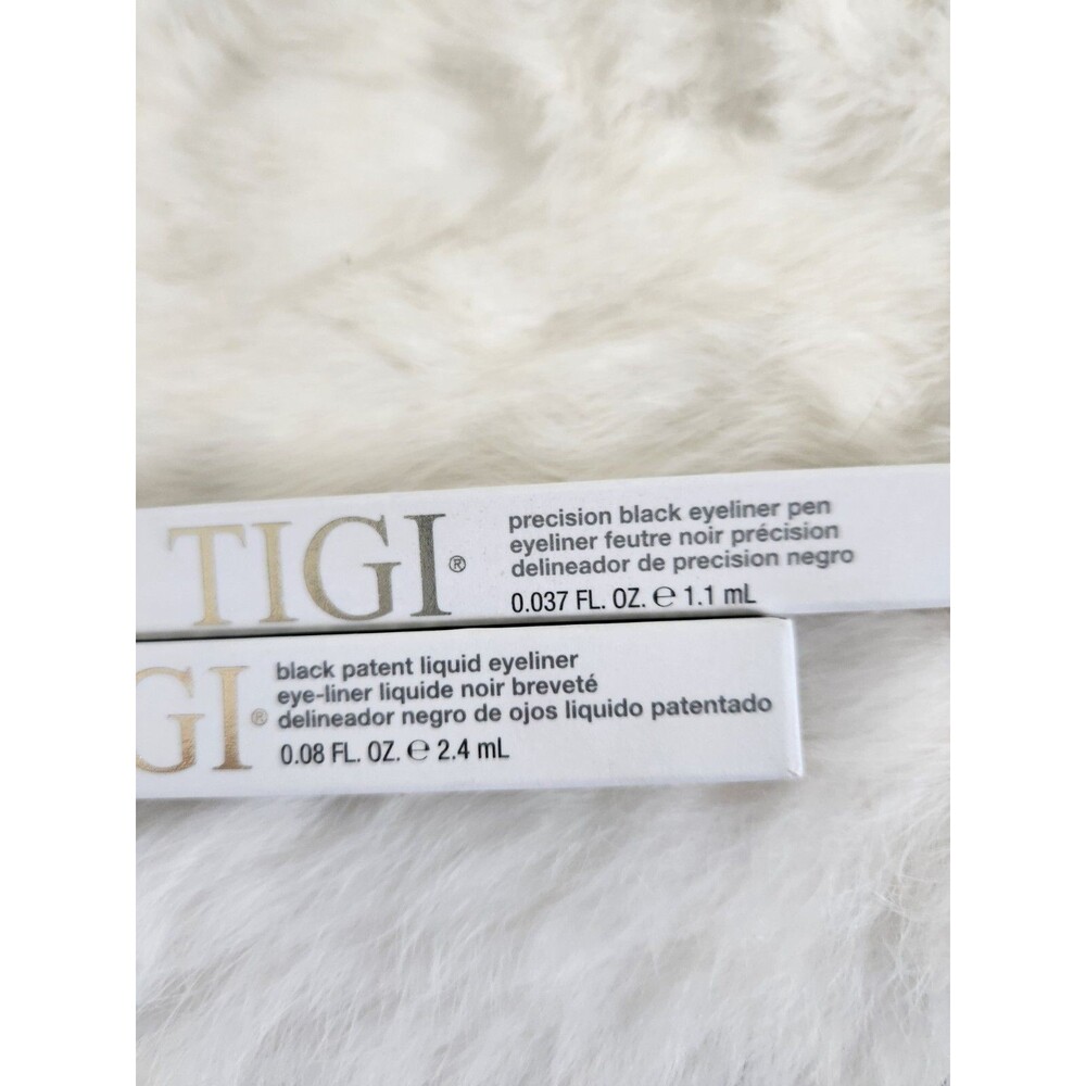 NIB TIGI Black Eyeliner Set Lot of 2 Precision Pen Liquid Eyeliner Makeup - Picture 3 of 6